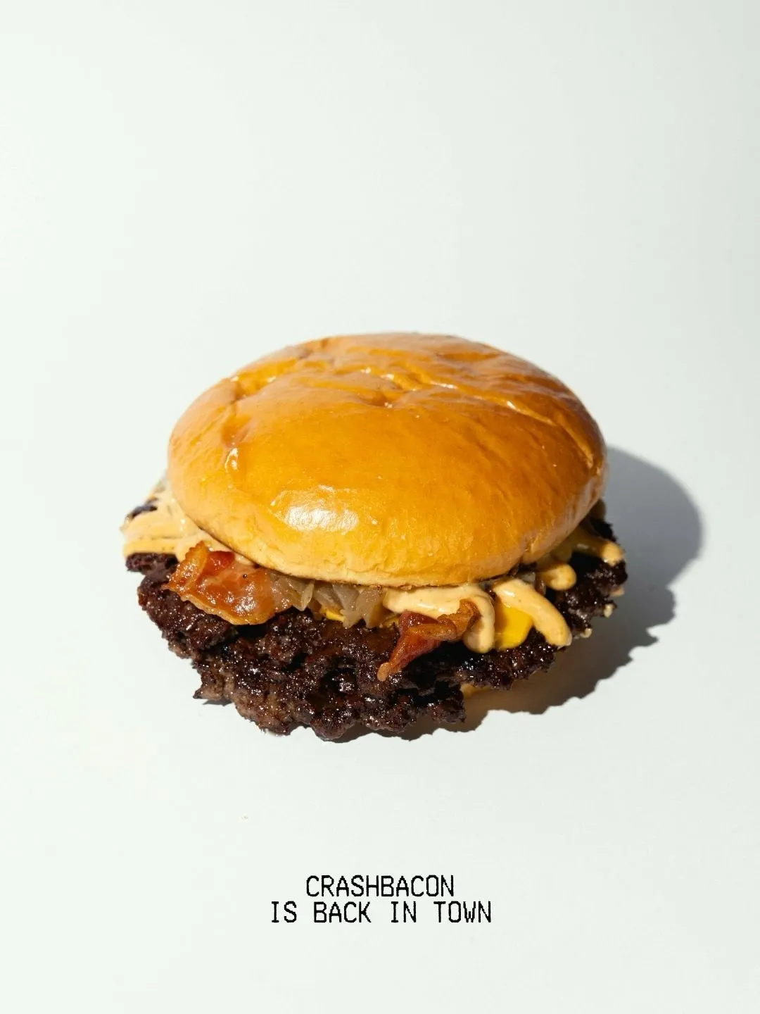 Smash burger CRASHIT con bacon croccante